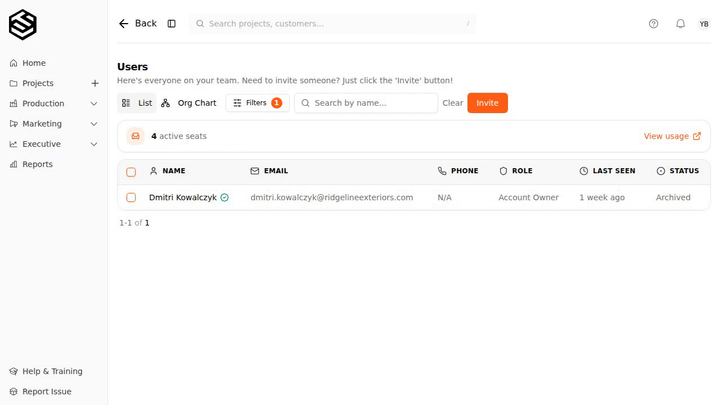 Trussi support viewing the same archived Account Owner, with the restore going through.